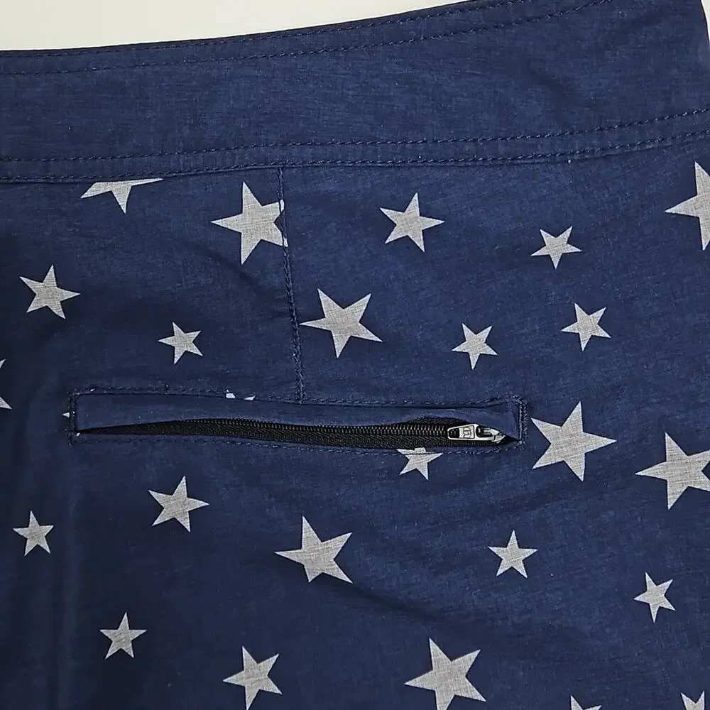 Travis Mathew USA Stars‎ Stripes Swim Board Shorts MINOR FLAWS | Men's 42